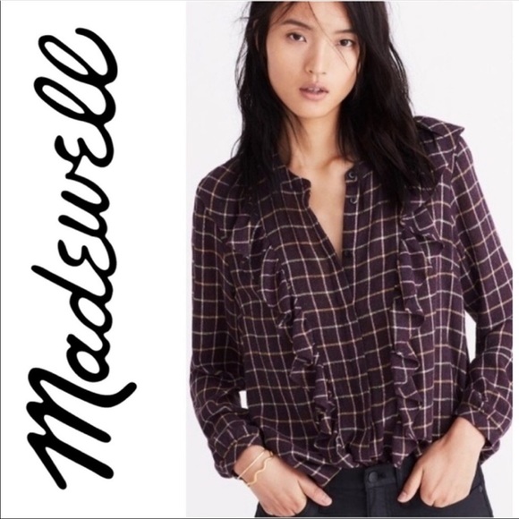 Madewell Tops - NWT Madewell plaid blouse